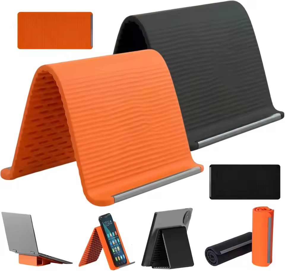 Laptop Stand - 휴대하기 편리한 실리콘 소재의 스마트폰 거치대,