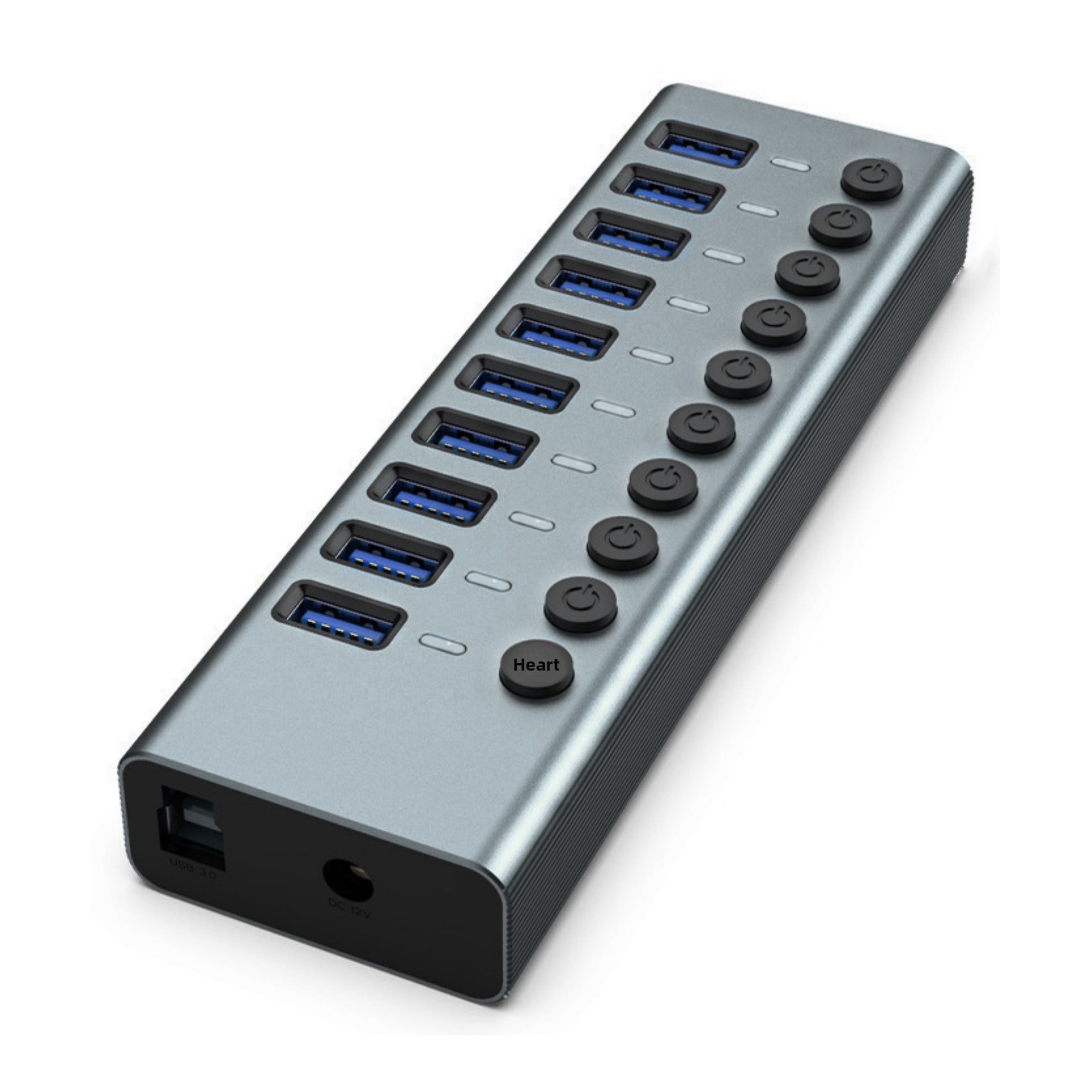 Usb Hub - USB 3.0 허브, 10개의 포트를 지원하며