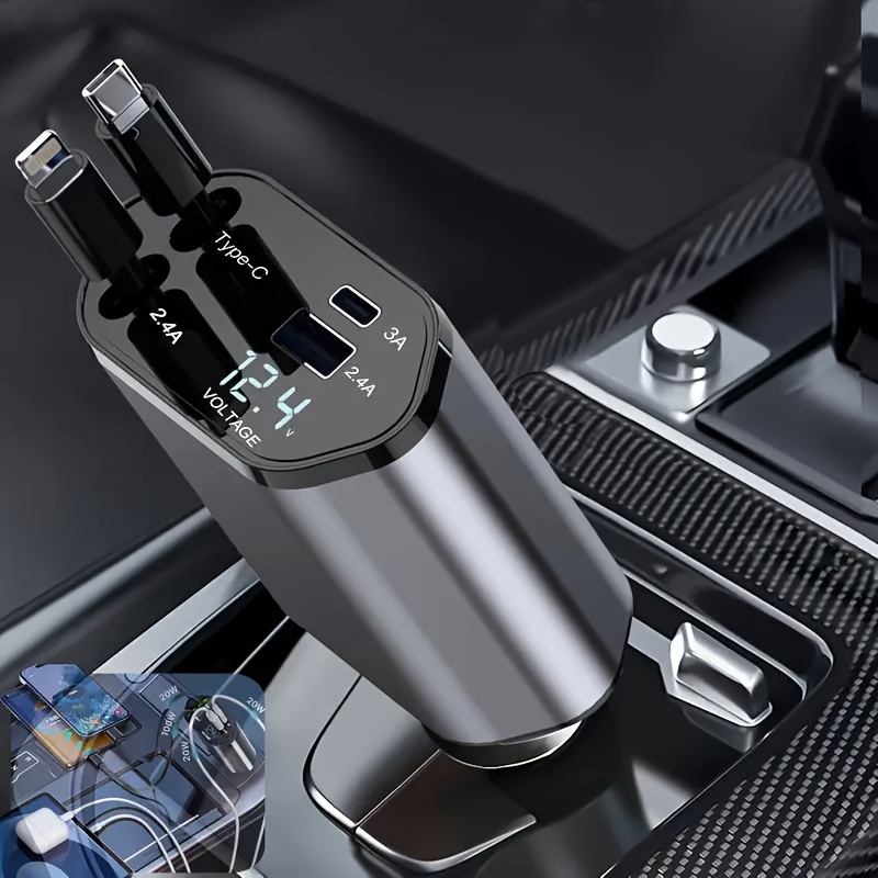 Usb C Hub - 4 in 1 고속 차량용 휴대폰
