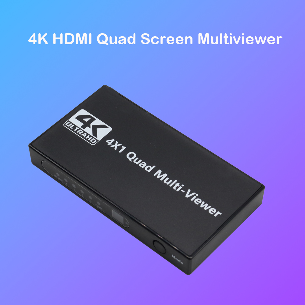 Hdmi Cable - 4K HDMI 쿼드 스크린 멀티뷰어 4x1