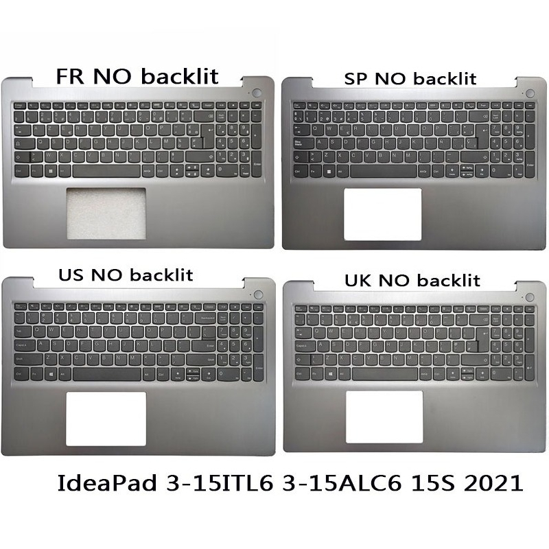 Keyboard Cover - IdeaPad 3-15ITL6 3-15ALC6 15S 2021 미국/영국/스페인어/프랑스어