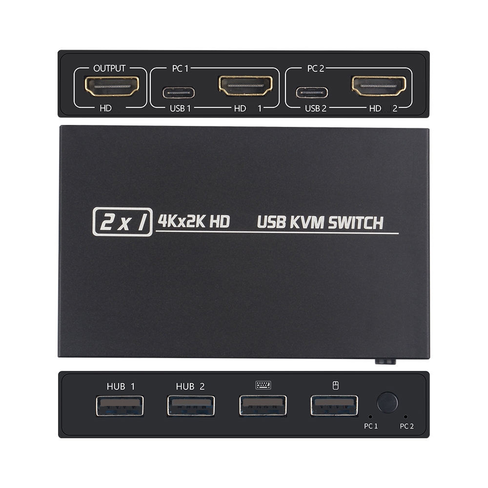 2 인 1 아웃 USB HDMI 호환 KVM 스위치 박 - Hdmi Cable 리뷰 및 가격