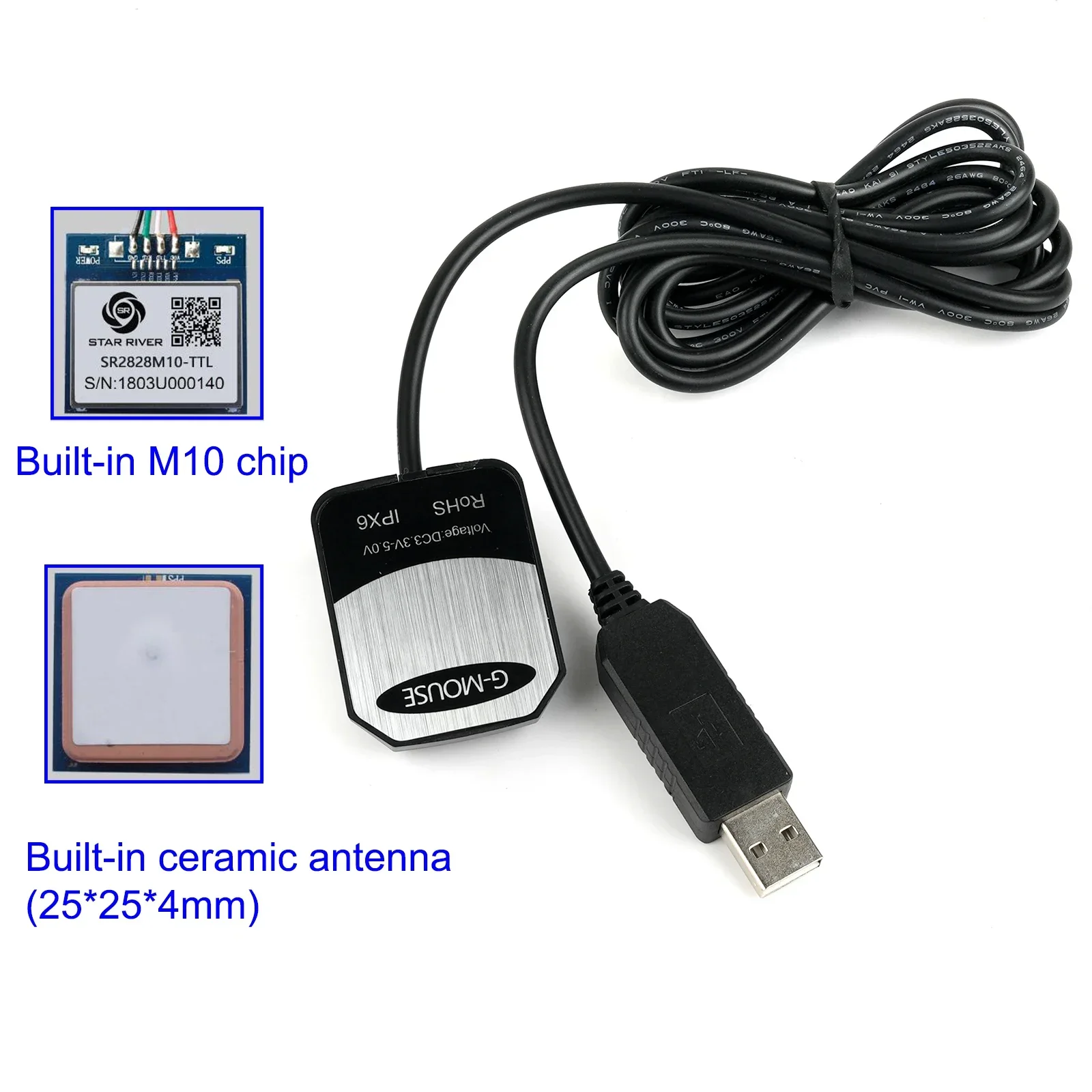 M10 G-마우스 USB GPS 모듈: 베이두, 갈릴레 - Laptop Mouse 리뷰 및 가격