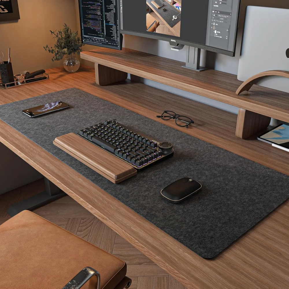 펠트 데스크 매트 컴퓨터 매트 (31.5x15.7인치) - Keyboard Cover 리뷰 및 가격