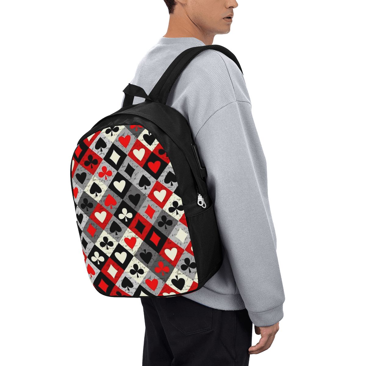 플레잉 카드 포커 프린트 배낭 여행 노트북 가방 컴퓨터 - Laptop Bag 리뷰 및 가격