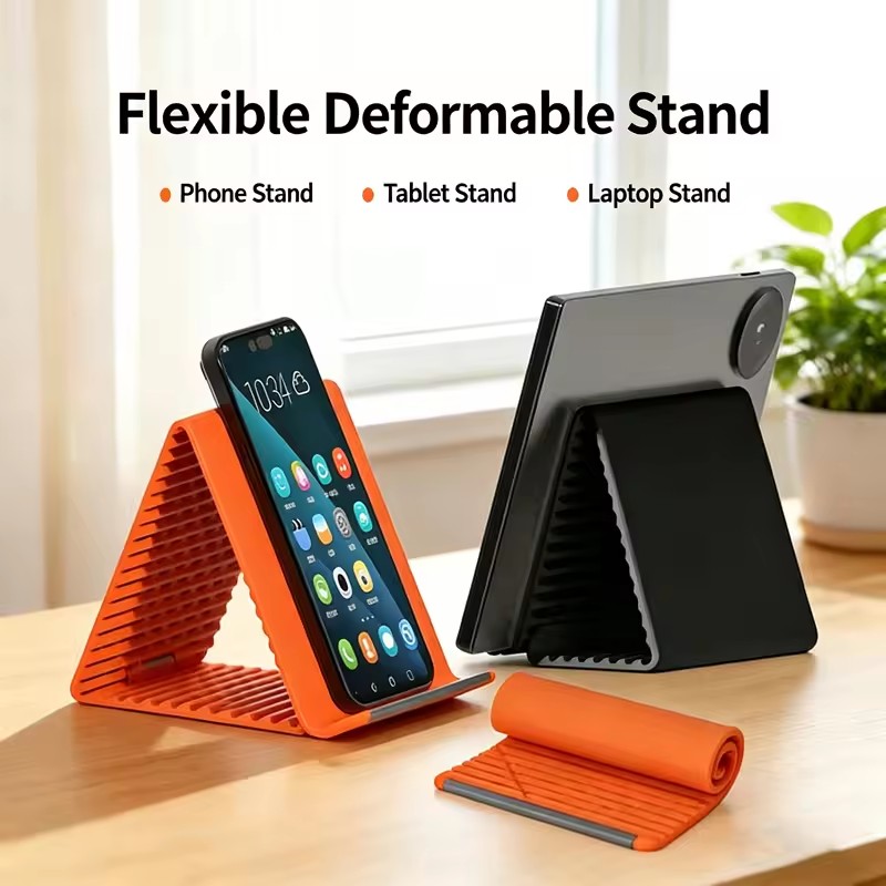 유연하고 접이식인 실리콘 폰 홀더, 휴대용 조절식 다각 - Laptop Stand 리뷰 및 가격